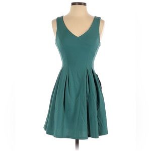NOT AVAILABLE Teal A-line Teeze Me mini dress